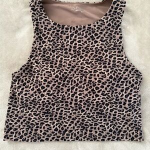 Aerie Leopard Print Tank Top